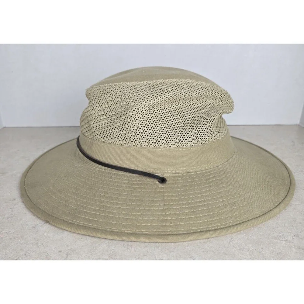 Dorfman Pacific Soaker Hat L Outdoor Safari Boonie Sun Hat Water Activated Mesh